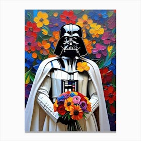 Wedding Vader Canvas Print