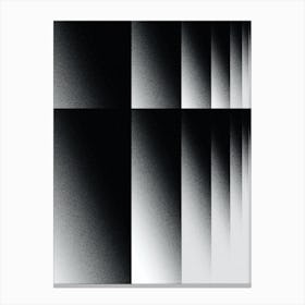 Abstract Monochromatic Pattern Canvas Print