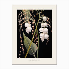 Flower Illustration Lily Of The Valley 3 Poster Canvas Print