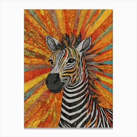 Zebra 2 Canvas Print