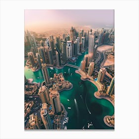 Dubai Skyline Canvas Print