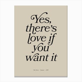 The Verve - Sonnet 1 Canvas Print