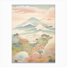 Mount Nasu In Tochigi, Japanese Landscape 4 Canvas Print