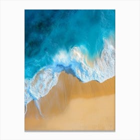 Aerial View Of A Beach 93 Canvas Print