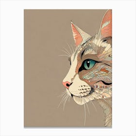 Cat Portrait Canvas Print