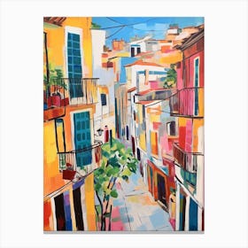 Malaga Spain 1 Fauvist Painting Canvas Print