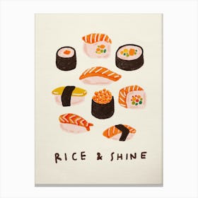 Rice And Shine Canvas Print