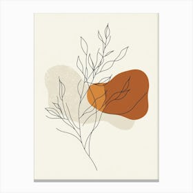 Abstract Tree Branch Canvas Print