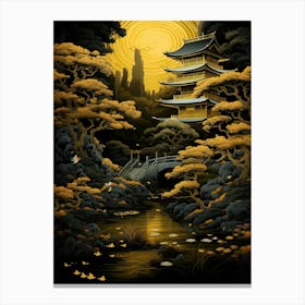 Japanese Pagoda 24 Canvas Print