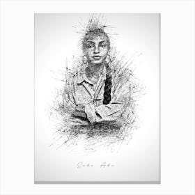 Sade Adu Canvas Print