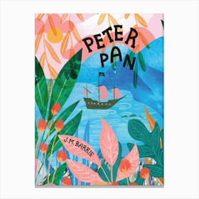 Book Cover - Peter Pan by J M Barrie Canvas Print