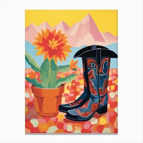 Matisse Inspired Cowgirl Boots 8 Canvas Print