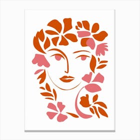 matisse Face Of A Woman Canvas Print