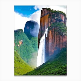 Angel Falls, Venezuela Majestic, Beautiful & Classic (2) Canvas Print