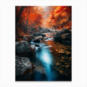 Autumn River Canvas Print