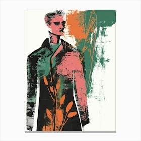 Man In The Coat Canvas Print