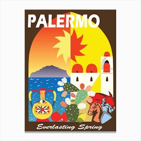 Palermo, Sicily, Everlasting Spring Canvas Print
