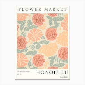 Flower Market 2 Canvas Print