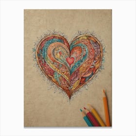 Heart Of Love 19 Canvas Print