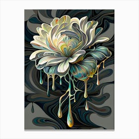 Abstract Flower Canvas Print