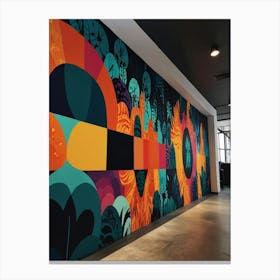 Colorful Wall Mural Canvas Print