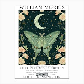 William Morris Exhibition Insects Series 30 Canvas Print