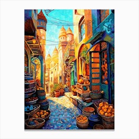 Spice Bazaar Pixel Art 9 Canvas Print