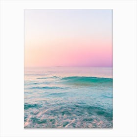 Elafonisi Beach, Crete, Greece Pink Photography 2 Canvas Print