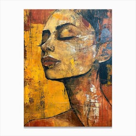 Sacred Ember, Boho Art Style Canvas Print