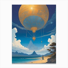 Hot Air Balloon Print Canvas Print