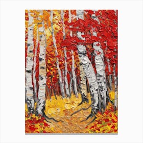 Birch Forest 1 Canvas Print