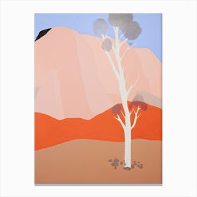Great Sandy Desert   Australia, Contemporary Abstract Illustration 4 Canvas Print