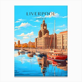 England Liverpool Travel Canvas Print