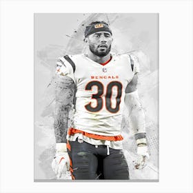 Jessie Bates Iii Cincinnati Bengals Canvas Print