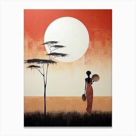 African Woman 4 | Boho Style Canvas Print