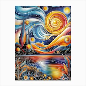 Starry Night 13 Canvas Print