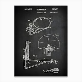 Basketball Decor Basketball Wall Art Basketball Poster Basketball Blueprint Basketball Patent Print Basketball Gift Print Sb5071 Canvas Print