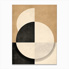 Alexey Hrom Mid Century Minimalist Neutral Colours Modern Semi Canvas Print