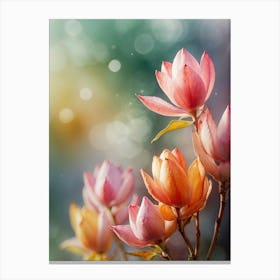 Magnolia Blossoms Canvas Print