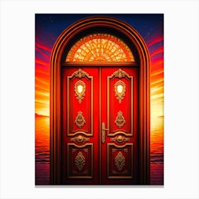 Red Door 1 1 Canvas Print