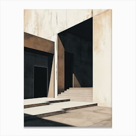 Doorway, Minimalism 2 Canvas Print
