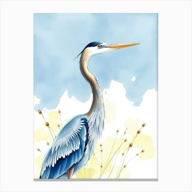 Blue Heron 11 Canvas Print