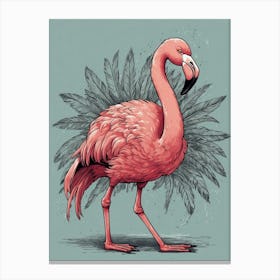 Flamingo 4 Canvas Print