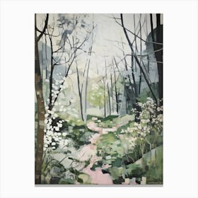 Grenn Trees In The Woods 13 Canvas Print