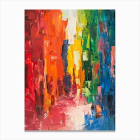 Rainbow Street Canvas Print