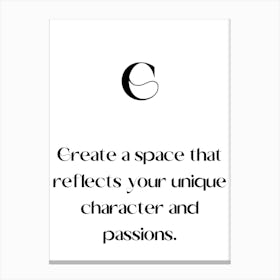 Create A Space That Reflects Your Unique Character And Passions.Elegant painting, artistic print. Canvas Print