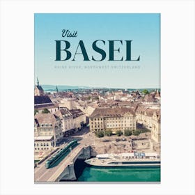 Visit Basel Canvas Print