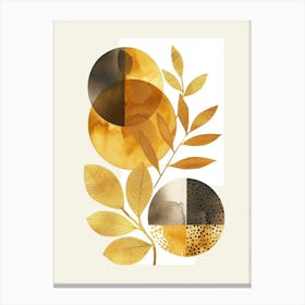 Golden Leaves 64 Canvas Print