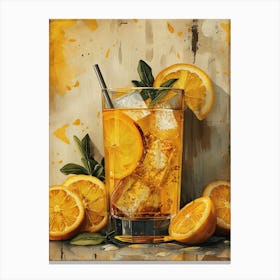 Orange Iced Tea 3 Canvas Print