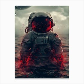 Astronaut In Space 1 Canvas Print